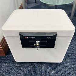 🔥 SentrySafe Model 1970 Fire-Resistant Lock Box – Heavy Duty Security Chest 🔒