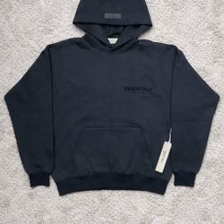 Essentials Fear of God Black Hoodie