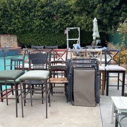 Tons Of Chairs, Tall And Standard Sizes