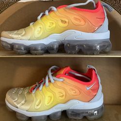Nike Air VaporMax Plus Opti Yellow Laser Crimson (Women's)