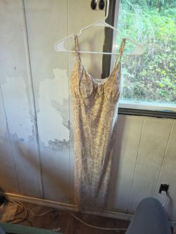 Paisley Print Spaghetti Strap Maxi Dress
