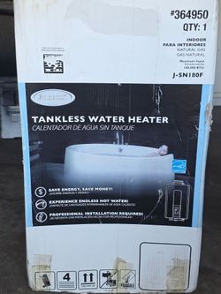 Tankless water heater