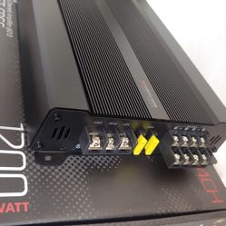 MEMPHIS 1200 WATTS 4 CHANNEL BUILT IN CROSSOVER CAR AMPLIFIER ( BRAND NEW PRICE IS LOWEST INSTALL NOT AVAILABLE )
