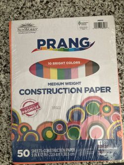 Prang Construction Paper Bright Colors-NEW