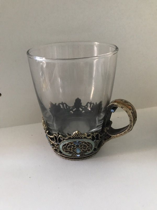 Jeweled teacup