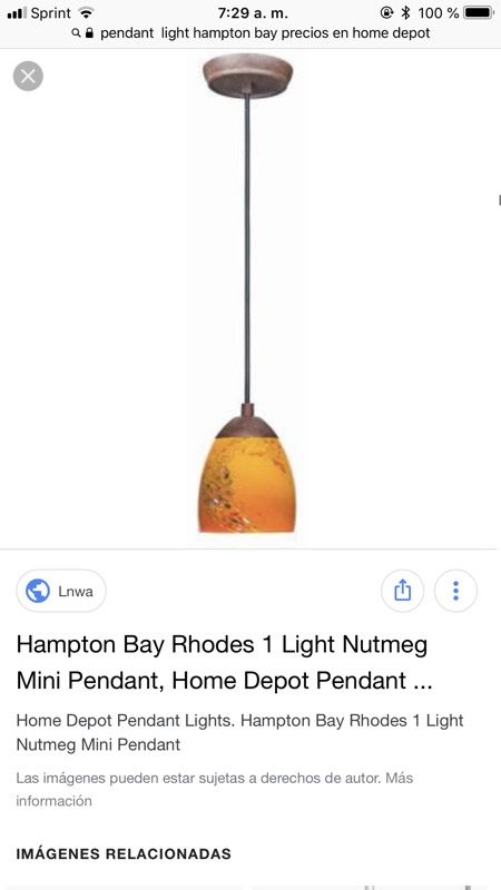 Exquisito Mini Pendant Light From Hampton Bay En Home Depot For Exquisito Mini Pendant Light From Hampton Bay En Home Depot For In Toa Alta Pr Offerup