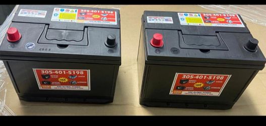New battery for car group-24, 1-year warranty