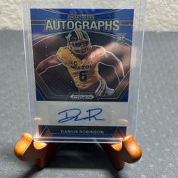 2024 Panini Prizm Draft Picks Darius Robinson Autograph