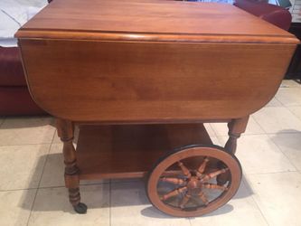 Antique tea cart