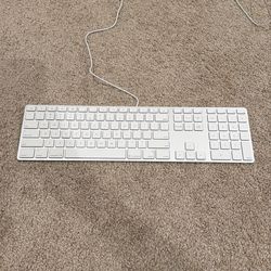 New Without Box Apple Magic Wired Keyboard With NumPad