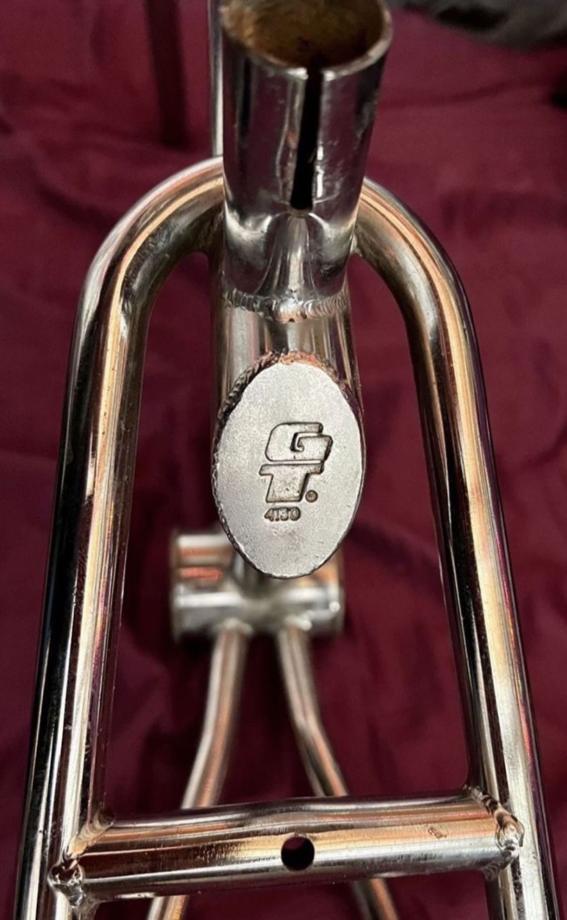 1990/91 Gt Mach One Bmx Bike Frame And Fork