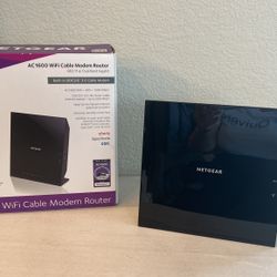NETGEAR AC 1600 WiFi Cable Modem Router 