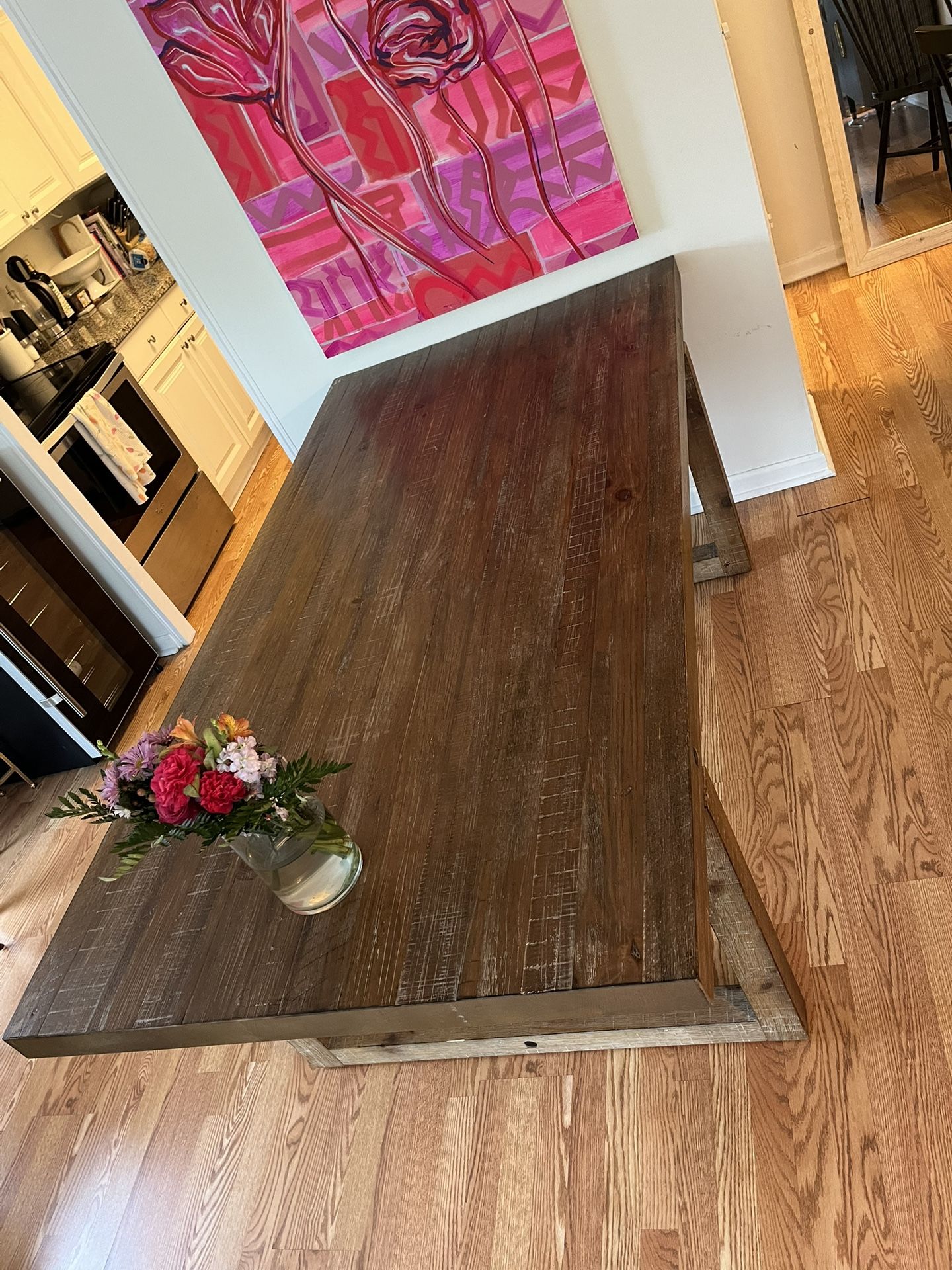 Large Wood Dining Table