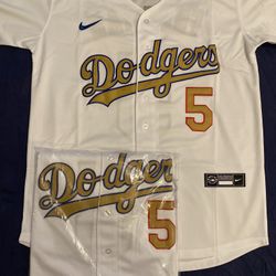 Los Angeles Dodgers Freddie Freeman White 2025 Gold Collection Limited Jersey⚾️