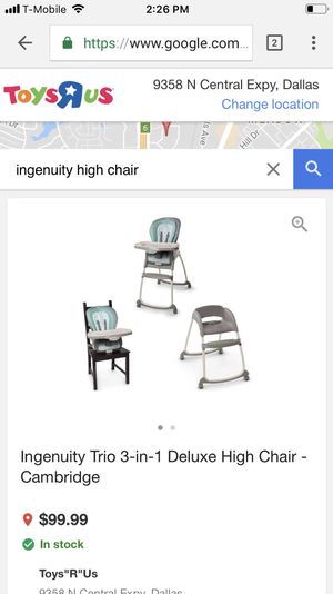 Ingenuity Trio 3 In 1 High Chair Cambridge Brand New Still In Box For Sale In Coppell Tx Offerup