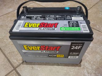 Like New Everstart Platinum group 24F AGM, 710 Ampers. Made on 9/2026,  $155 cash,