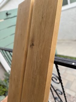 2 Solid White Oak shelves