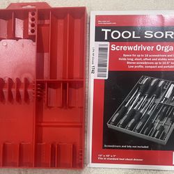 Screwdriver Organizer Tray