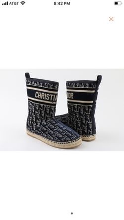 Dior Womens Chez Moi Granville Ankle Boot 'Dior Oblique - Deep Blue'