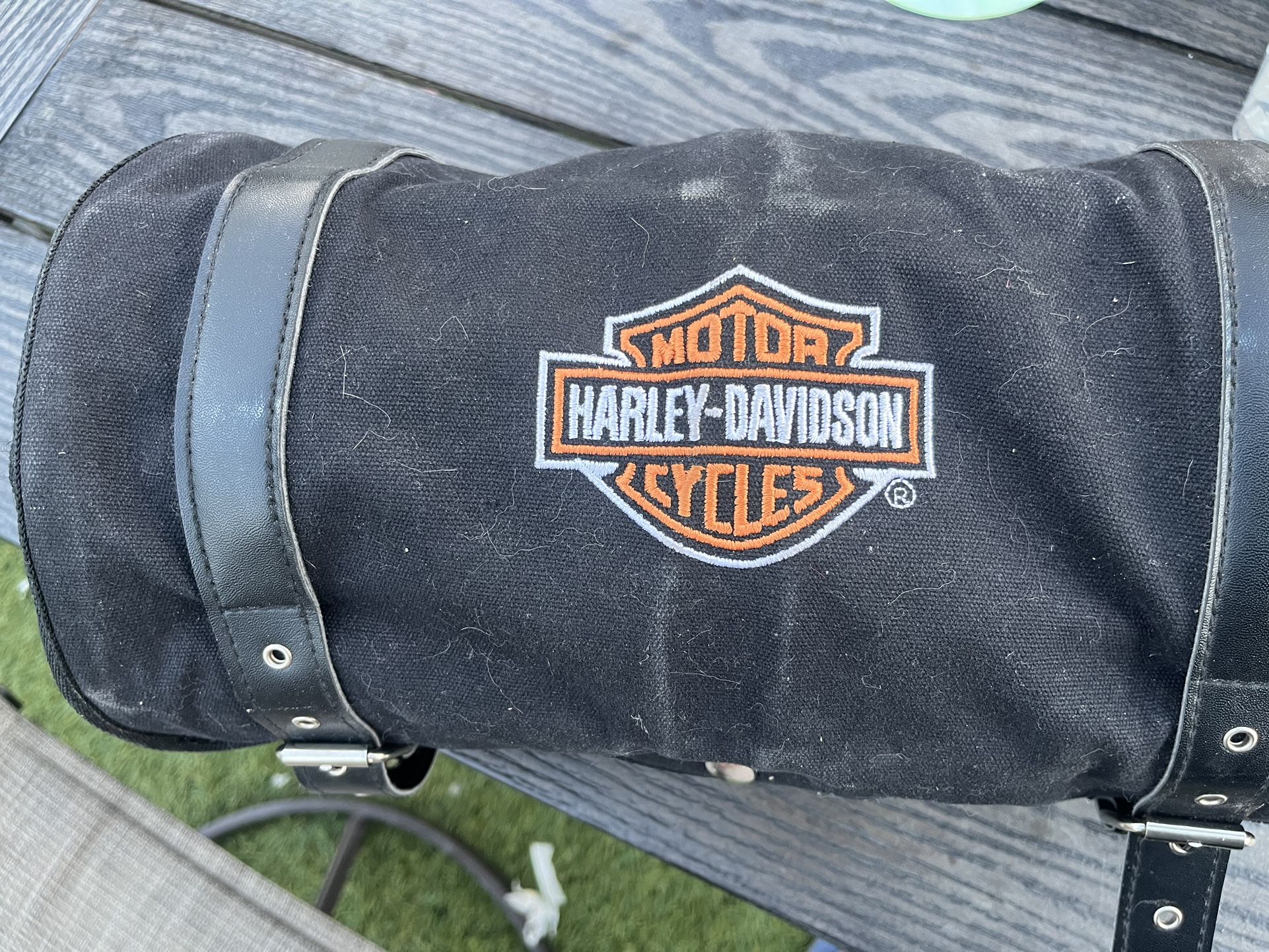 Harley Davidson Motorcycles Toiletry Roll-Up Travel Bag