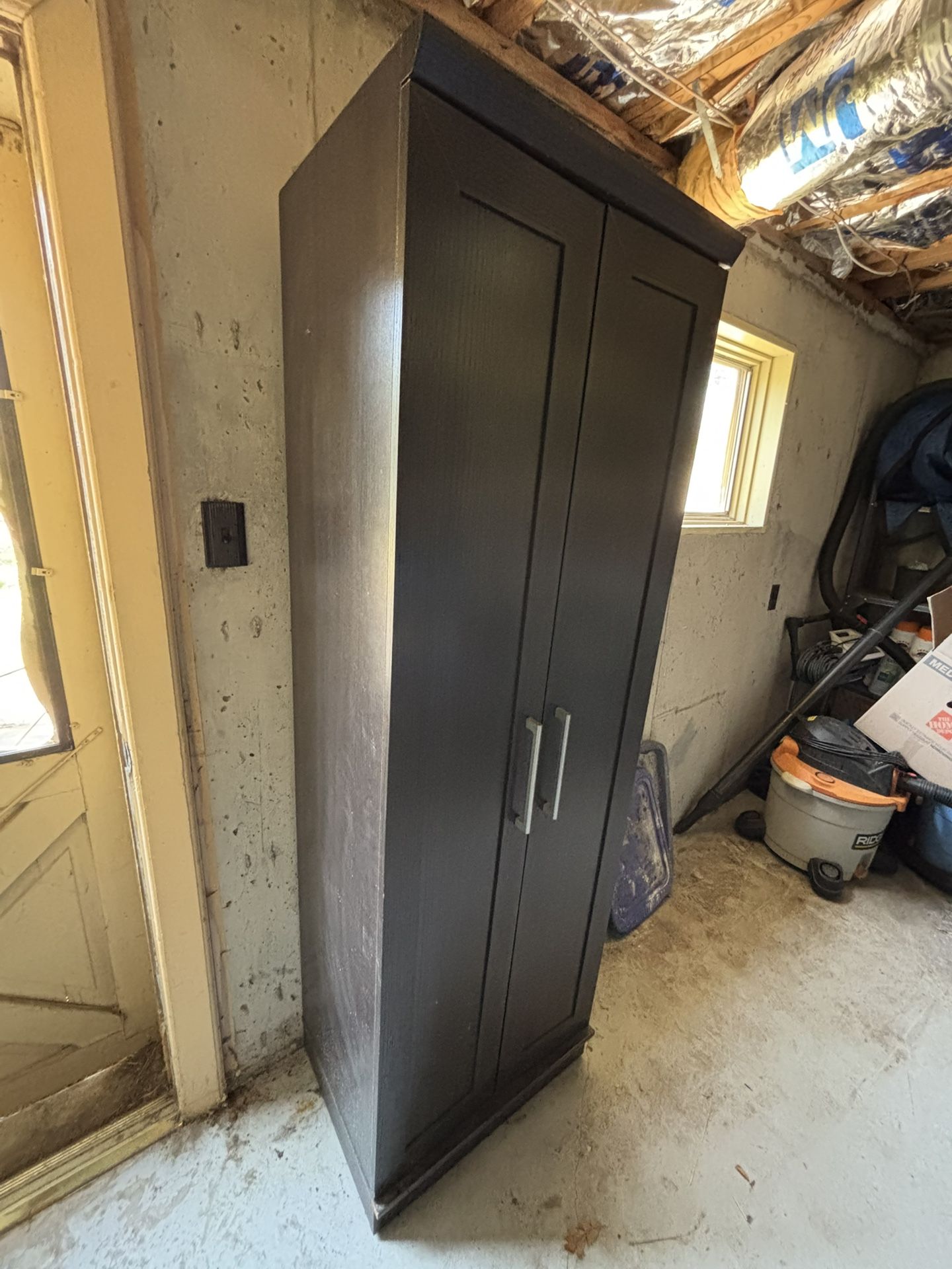 Brown Upright Cabinet / Pantry