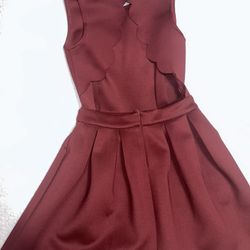 Tap Dress Red Wine