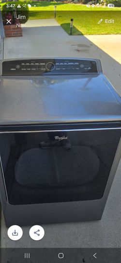 Dryer electric cabria  large capacity whirlpool