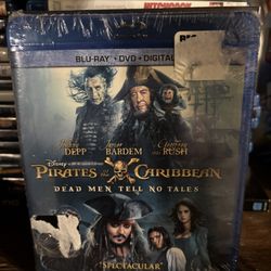 The Pirates Of The Caribbean (Dead Man Tell No Tales) Blu-ray 