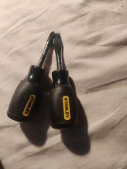 Stanley flathead and phillips screwdriver set stubby