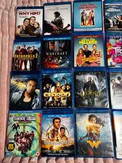 Blu Ray movie lot