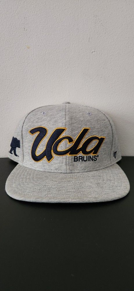 UCLA Bruins '47 Brand Light Grey Snapback Hat (Soft Cotton Material)