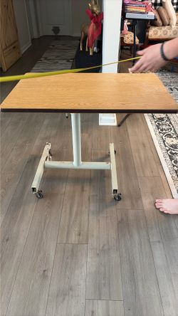 Rolling Table bedside Table