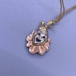 14K CLOWN PENDANT 