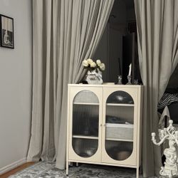 Console Cabinet in Beige