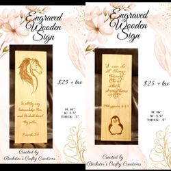 Engraved Hand Made Plaques