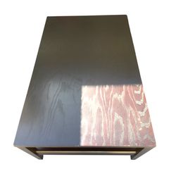 Crate & Barrel Baronet discontinued dark Espresso wood coffee table