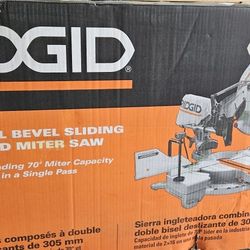 Ridgid 15 Amp Corded 12 in. Dual Bevel Sliding Miter Saw 