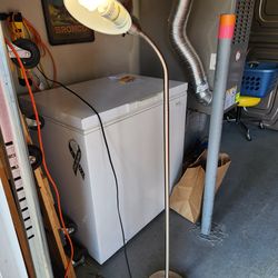 Modern Tall Brushed Silver IKEA FLOOR LAMP-Excellent Condition!