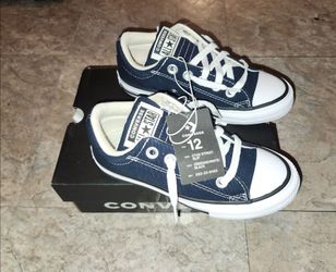 Converse navy blue shoes new