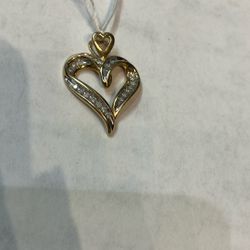 10k Gold Pendant #108257-1 MJ 