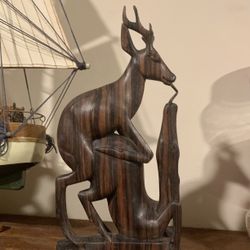 Vintage Wooden Sculpture 