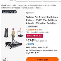 Vitalwalk Mobile Treadmill