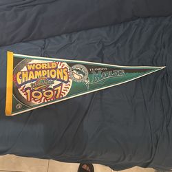 Marlins World Champions 1997 banner