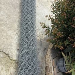 50 Feet New Roll Of Galvaniz Steel Chain Fence