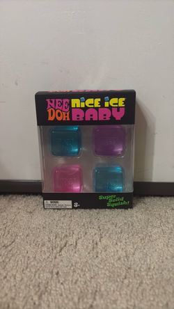 Nee Doh Nice Ice Baby Squish Toy 4-Pack
