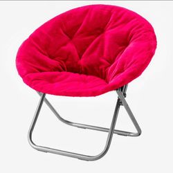 Faux Fur Saucer Chair