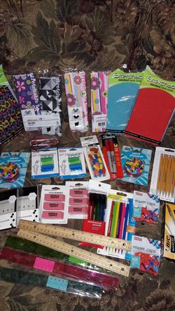School supplies $2 each