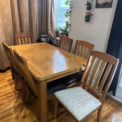 Dining Table With 6 Chairs 