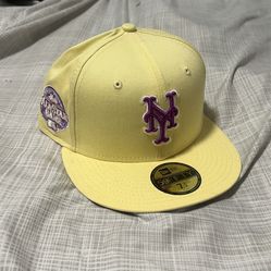 New York Mets MLB Fitted Hat 7 1/4