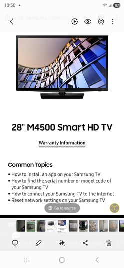 Samsung 28" M4500 Smart HD TV